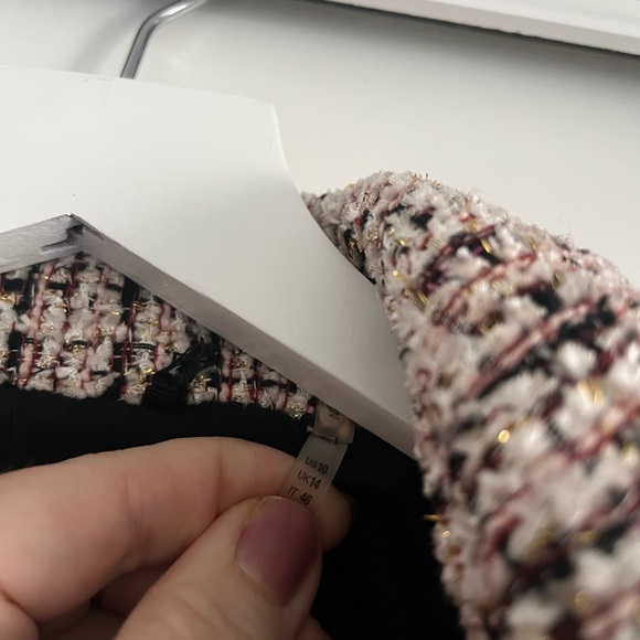 H&M Pink and Black Tweed Blazer - Picture 2 of 3